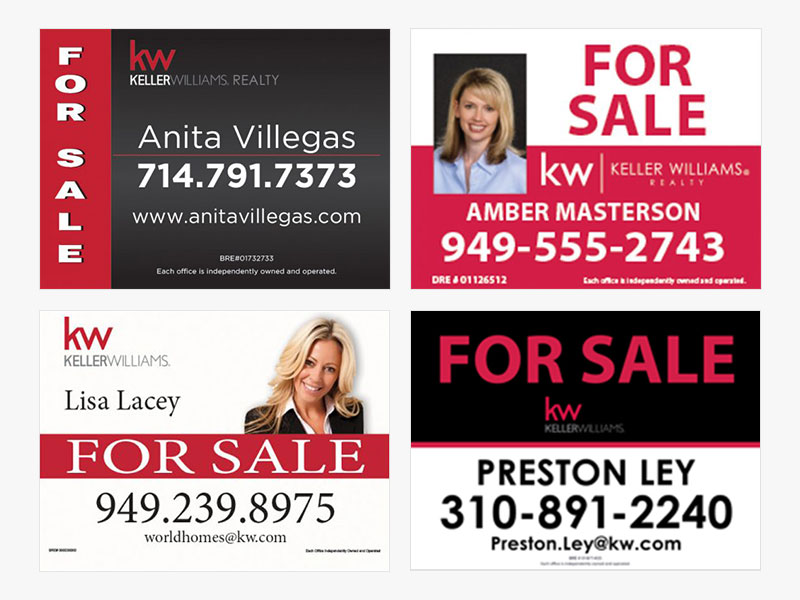 JustClickKW - Keller Williams - For Sale Signs Template Section Banner