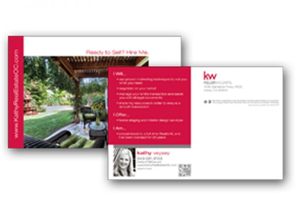JustClickKW - Keller Williams - 8x5 Postcard template - kw3-pc-8x5