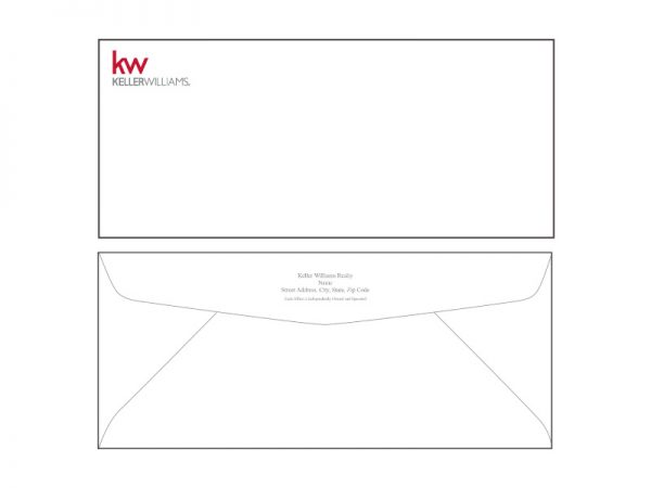 JustClickKW - Keller Williams - Envelope template - kw5-e