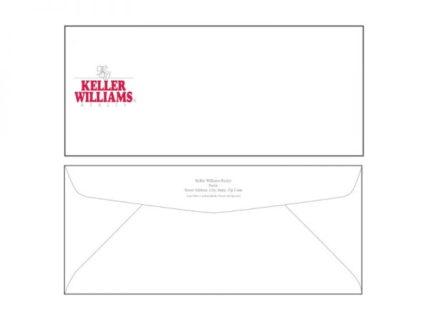 JustClickKW - Keller Williams - Envelope template - kw6-e