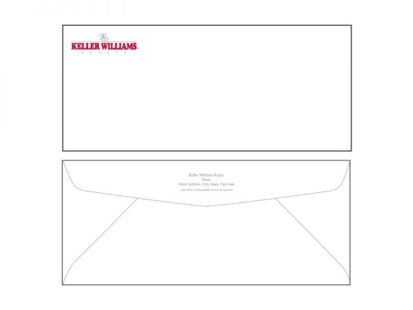JustClickKW - Keller Williams - Envelope template - kw7-e